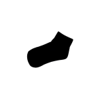 PLAIN BLACK SOCKS (NO LOGO)