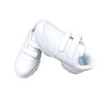 WHITE VELCRO SHOES